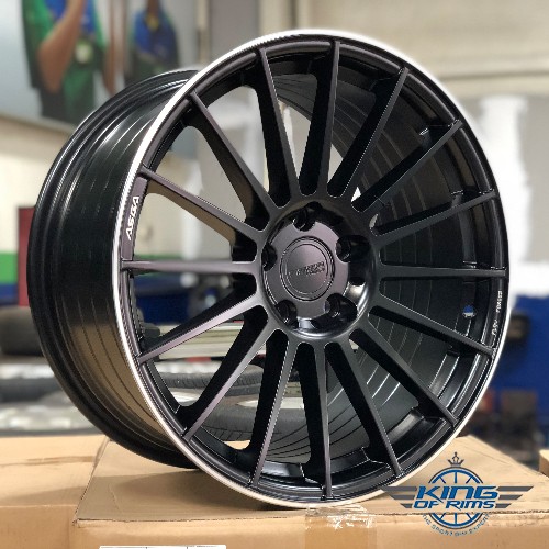 Asga Wheels (Matt Black) FLOW FORGED 